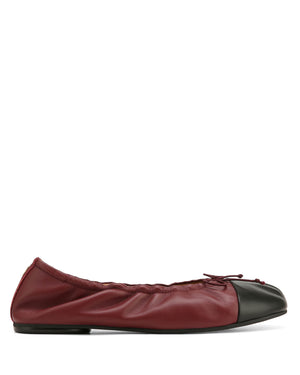 Madison Burgandy Leather/Black Toe