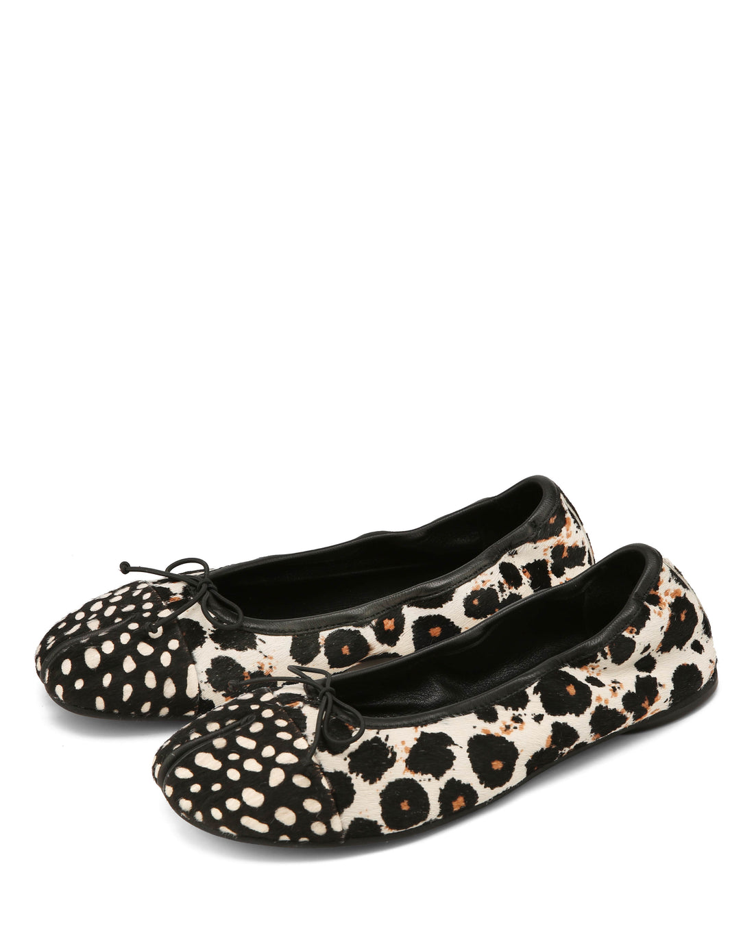 Madison Cow Print Pony/Spot Toe