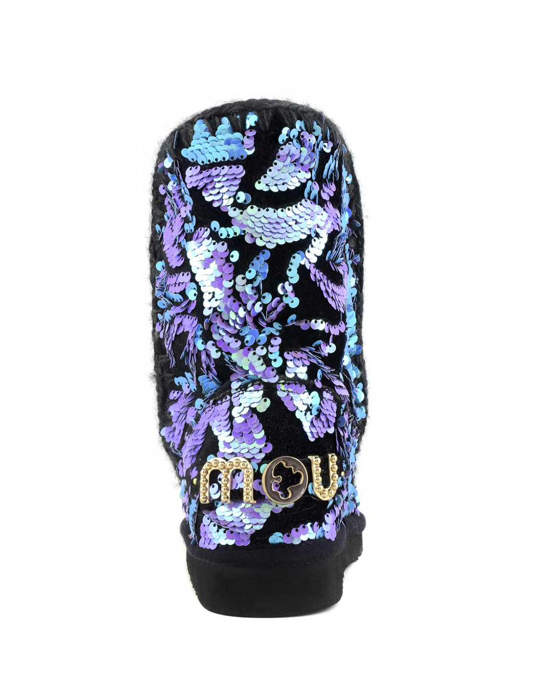 Eskimo 24 - Big Logo Studs Sequins Lilac On Velvet MU.FW101031K