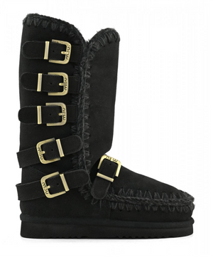 Eskimo 40 Buckle Black/Black Suede MU.FW101137A
