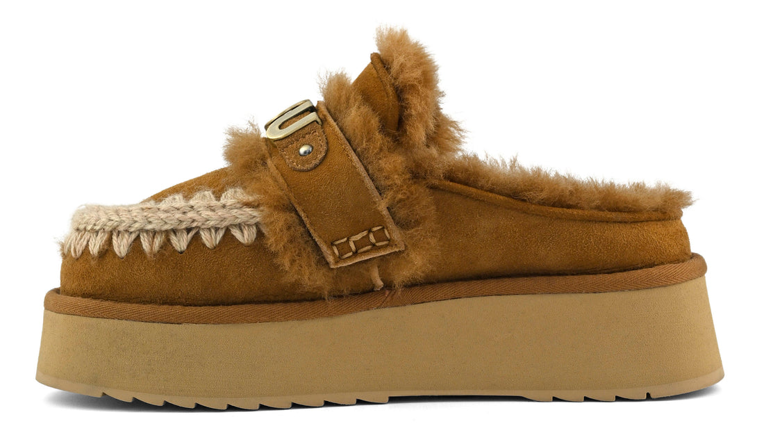 Platform Clog Cognac MU.FW681006A