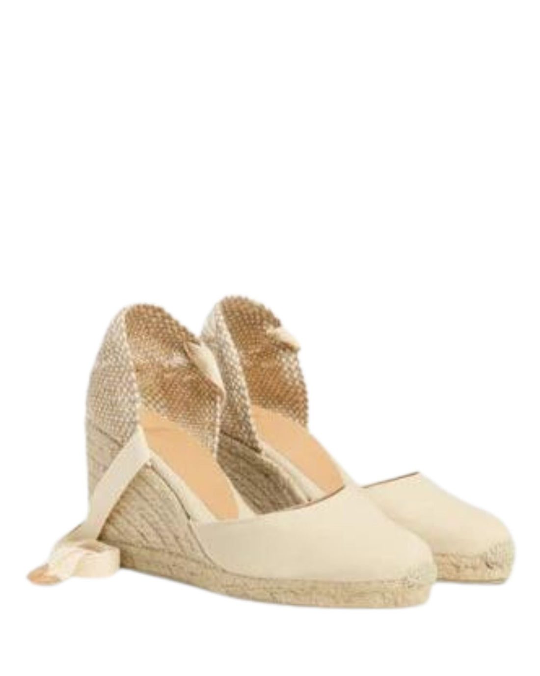 Carina 8 Ivory Wedge Espadrille