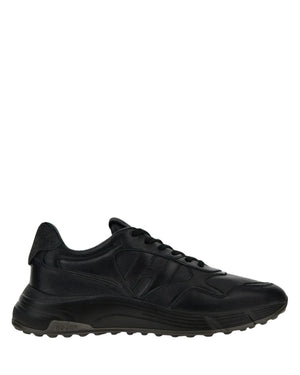 M Hyperlight Sneaker Black Leather