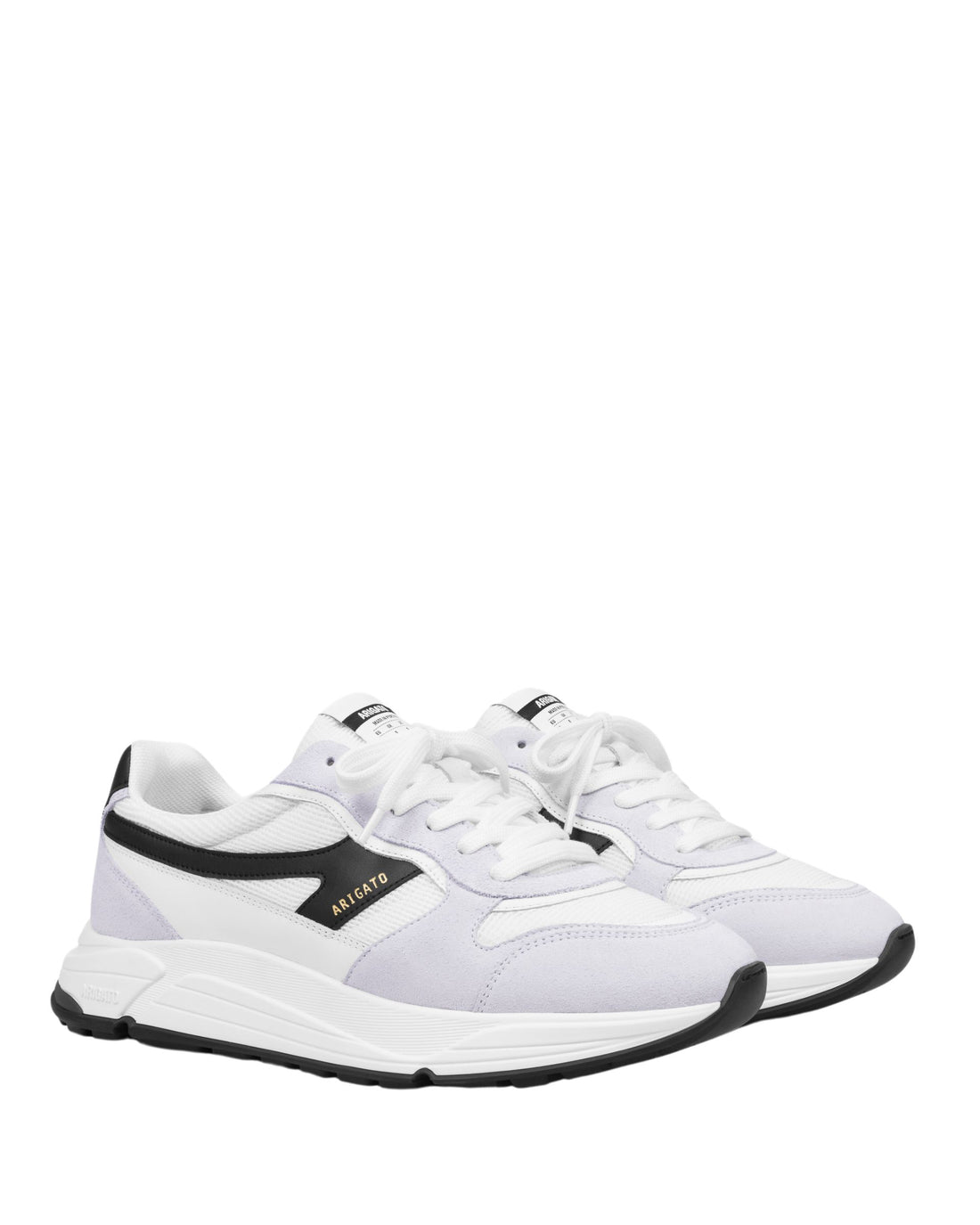 M Rush-A Sneaker White/Black Suede/Leather/Mesh