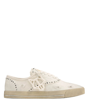 The Sailing Sneaker White Canvas