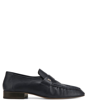 Swifty Navy Glazed Leather