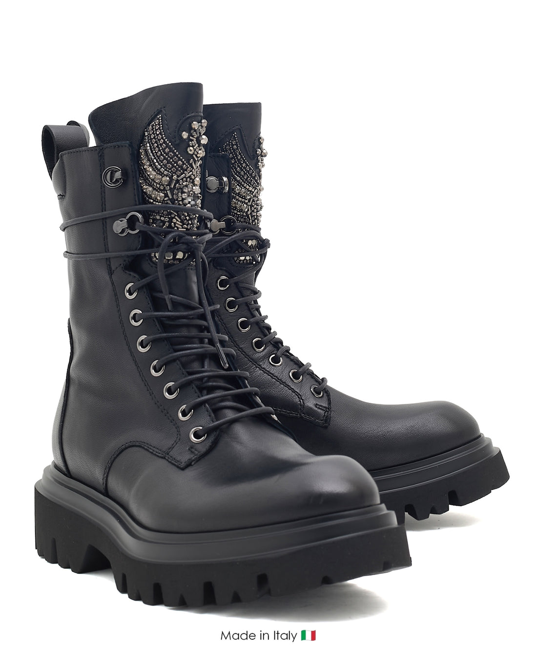 Stella Combat Boot Nero