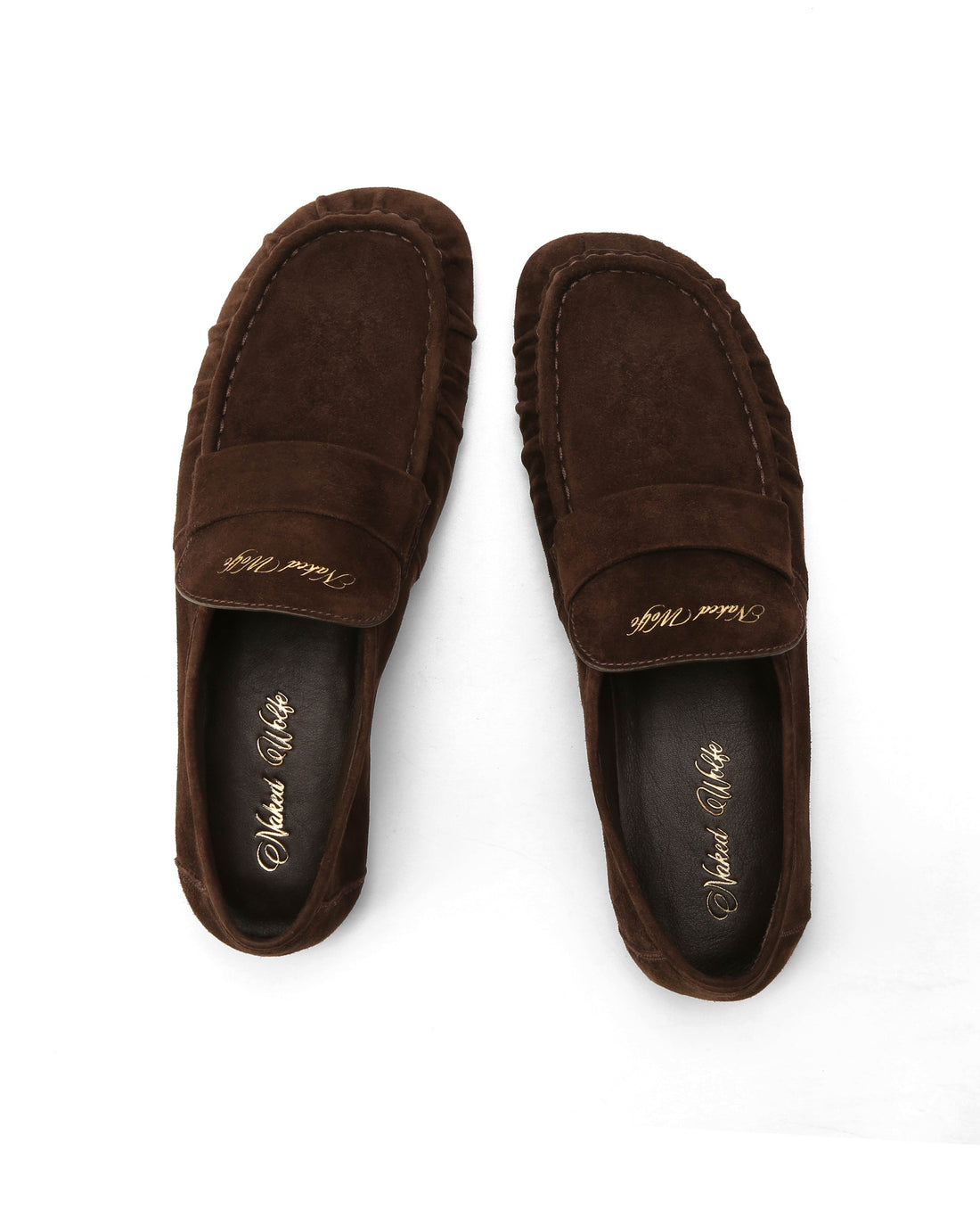 The Wall Street Loafer Dark Brown Cow Suede