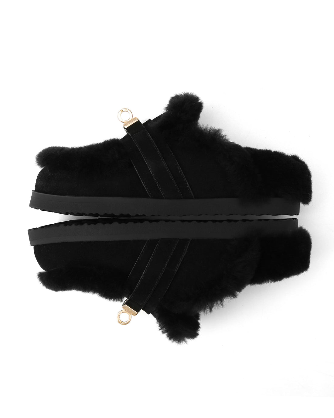 Toby Fur Black Suede