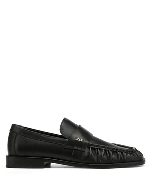 Venus Black Glazed Leather