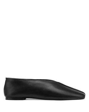 Zandra Black Glazed Leather