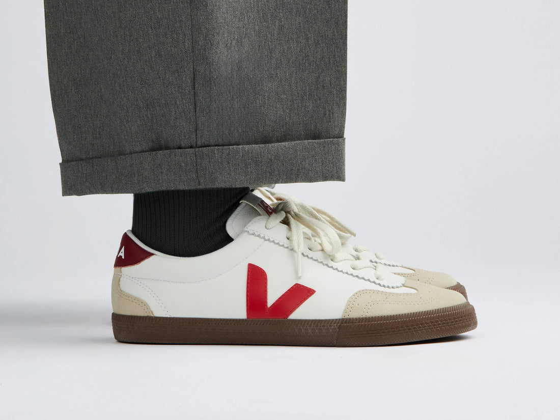 W Volley White/Pekin/Bark O.T. Leather VO2003533